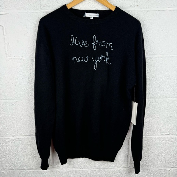 Lingua Franca “Live From New York” Cashmere Sweater – XL - Picture 1 of 9